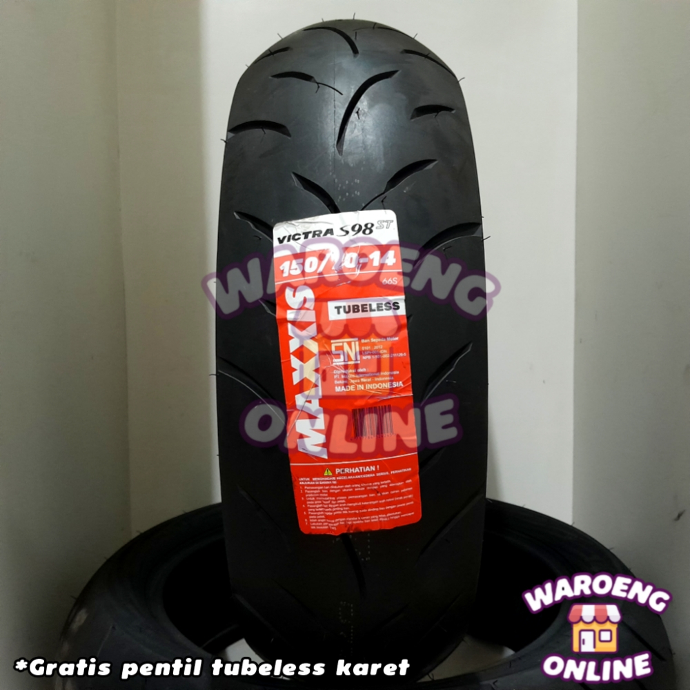 MAXXIS VICTRA S98ST RING 14 & 15 BAN TUBELESS BAN MOTOR MATIC TAPAK LEBAR VARIO 150/160 ADV PCX AERO