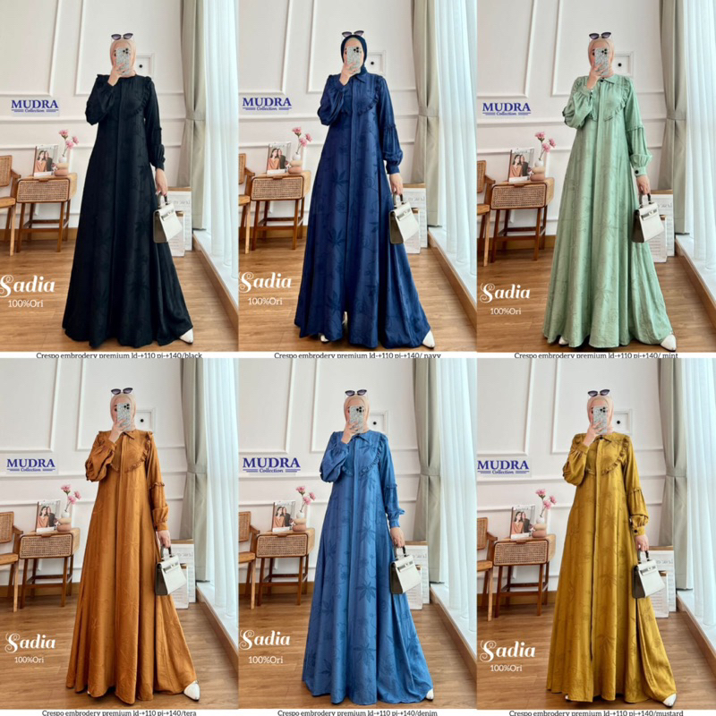 SADIA DRESS / CRESPO EMBRODERY PREMIUM // MUDRA COLLECTION