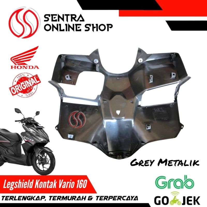 Cover inner upper legsil legshield kontak vario 160 grey metalik original