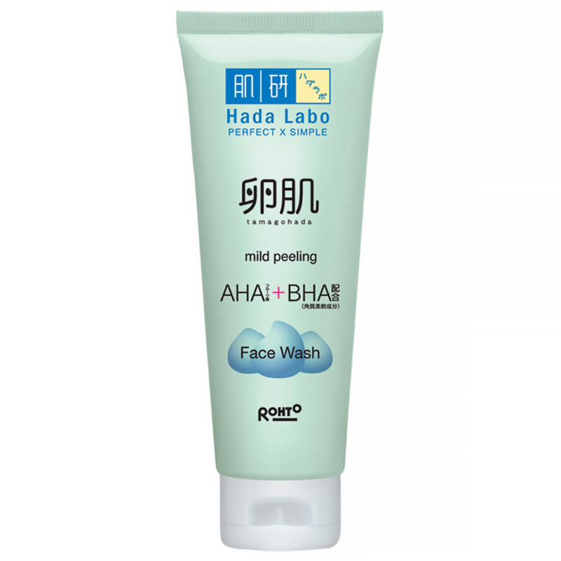 HADA LABO GOKUJYUN/SHIROJYUN/MILD  PEELING Face Wash MakeUp Remover 50g 100g