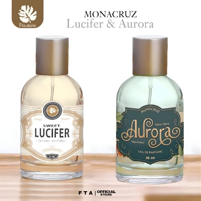 Parfum Monacruz All Varian Beli 1 Dapat 2 Sweet Lucifer & Aurora Parfume Original 35ml - Parfum Luci