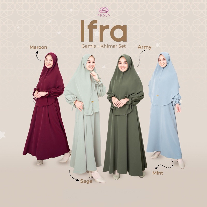 Ifra Gamis Khimar Set by Arafa Hijab