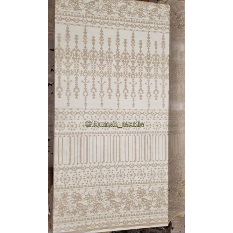kain Tille bordir etnik Sumba || harga per setengah meter