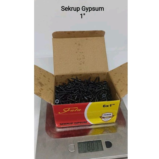 Sekrup Gypsum 1 inch / Sekrup Gypsum 2,5 cm / Sekrup gypsun / Baut Gypsum 800 gr