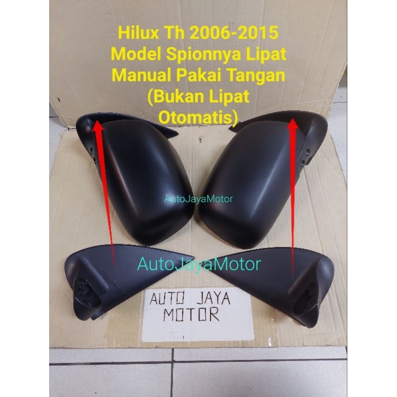 Dudukan Kaki Spion Hilux Th 2007 - 2015 Model Lipat Manual