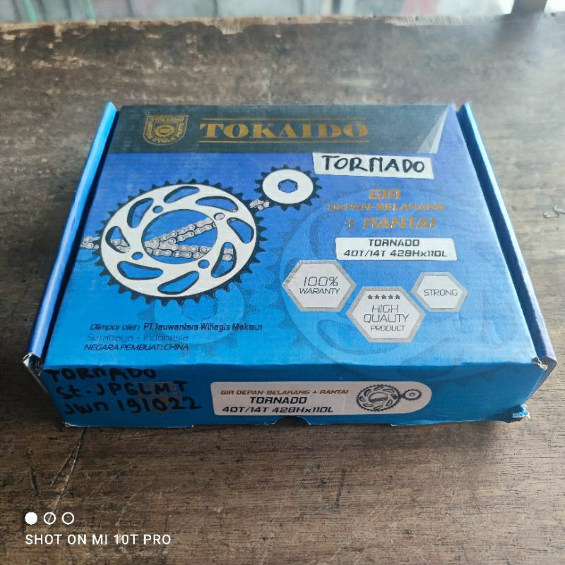 Gear Set Suzuki Tornado GX GS Japan High Quality