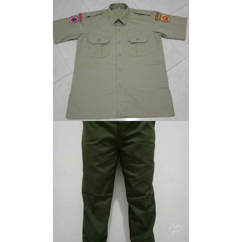 BAJU + CELANA BPBD / BNPB ( 1 Set )
