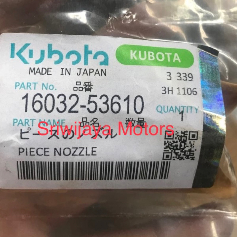 Nozzle DC35 Kubota Original