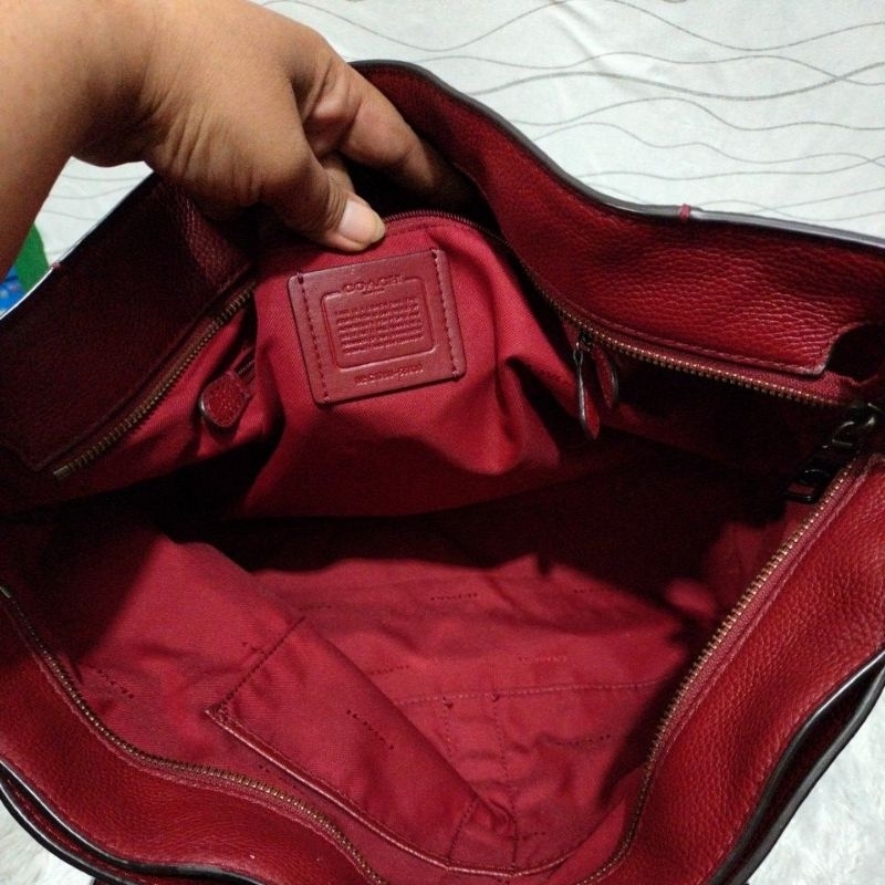 Tas Tote Coach Turnlock Original
