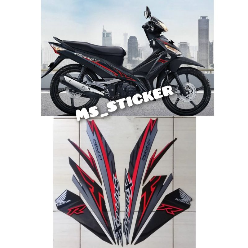 Striping sticker supra x 125 fi 2018
