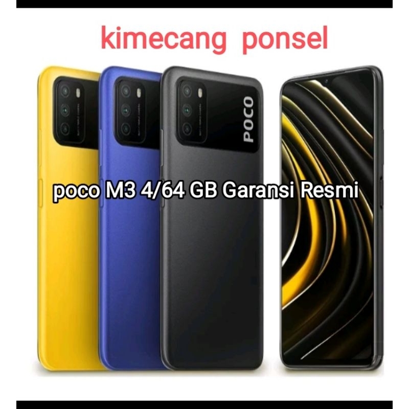 Xiaomi poco M3 4/64GB Garansi Resmi Xiaomi
