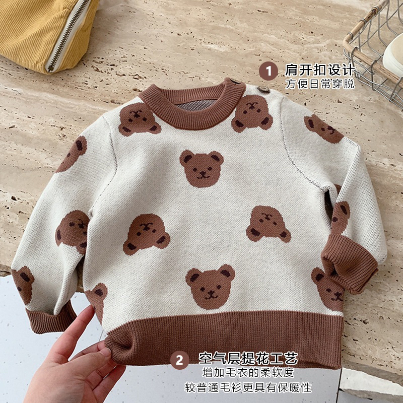 Bear sweater anak