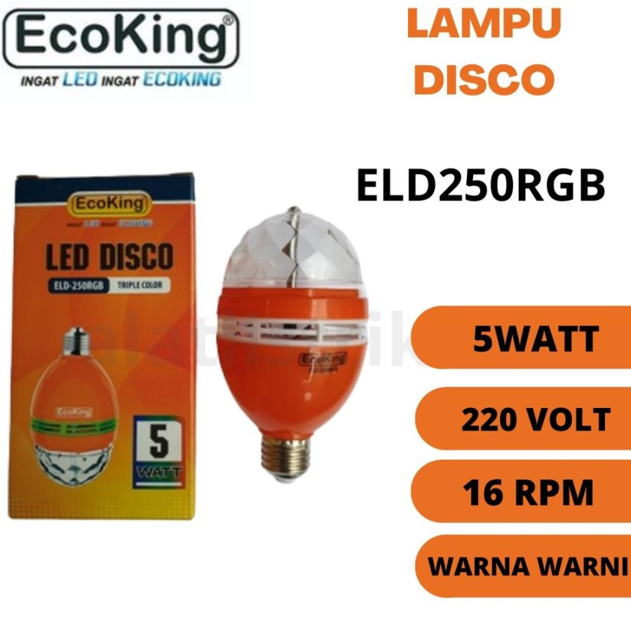 Lampu Disco LED / LED Warna / lampu disco led fiting Pioline/Ecoking 5 Watt