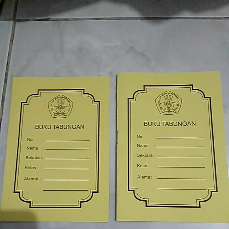 

Buku Tabungan Sekolah.