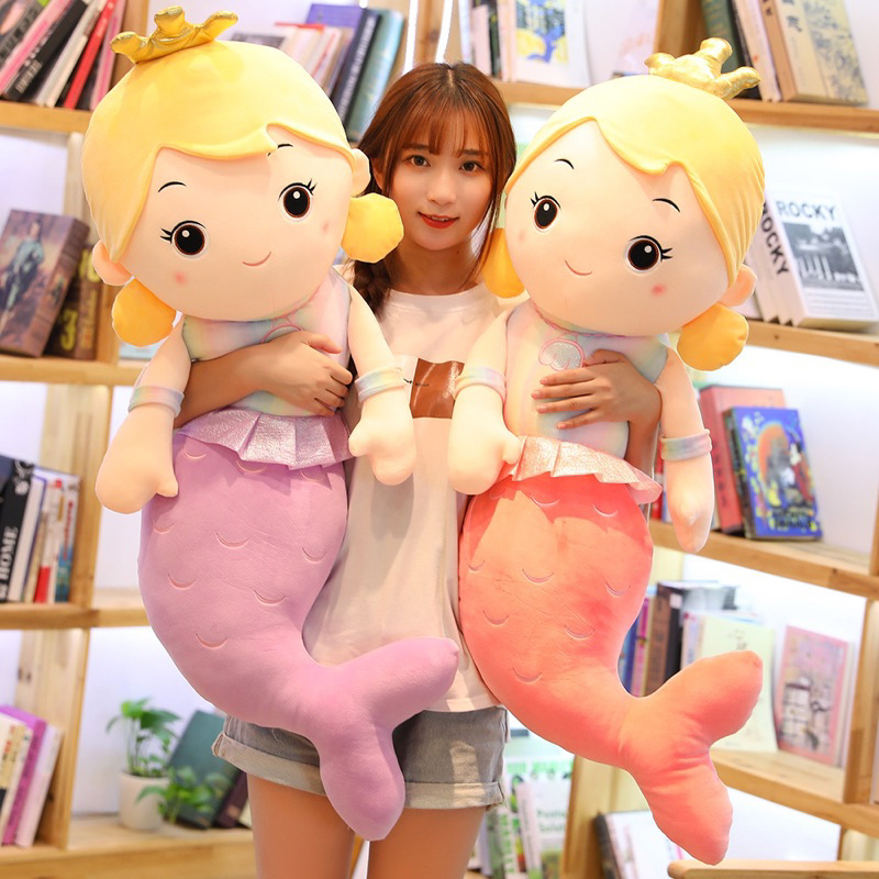 110CM Boneka Mermaid IMPORT High Quality Doll Putri Duyung Size XXL