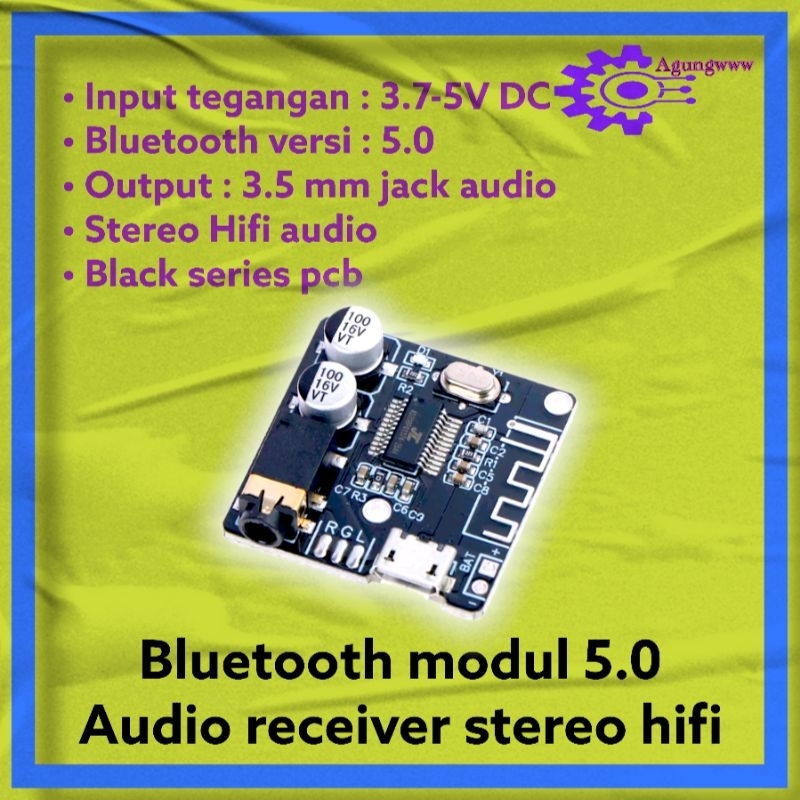 Bluetooth modul 5.0 mp3 decoder audio receiver stereo hifi