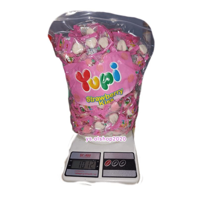 

Ready Yupi kiss Strawberry Kiloan asli Pabrik Exp 2025