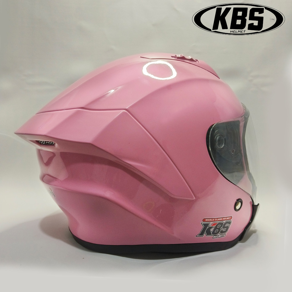 KBS Hakai PINK Gloss SOLID / Helm Half Face Dewasa Untuk Pria Dan Wanita SNI DOT COD