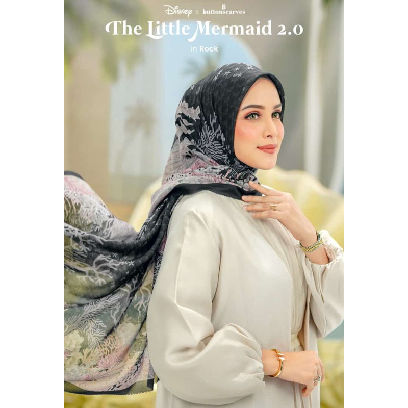 The Little Mermaid 2.0 Buttonscarves x Disney