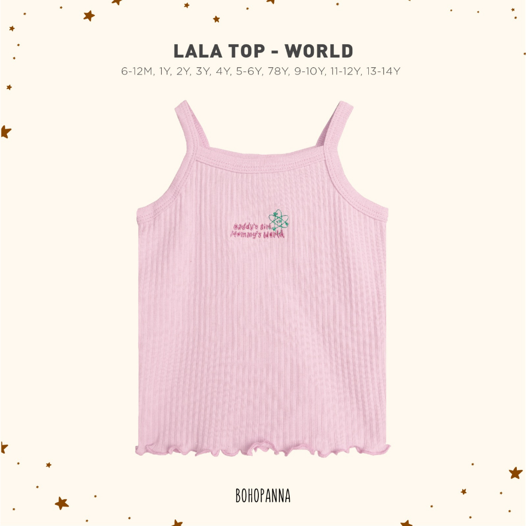 BOHOPANNA - LALA TOP - Atasan Anak Perempuan