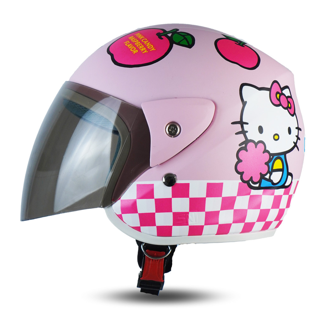 Helm Anak Karakter Kartun Motif Lucu Dino