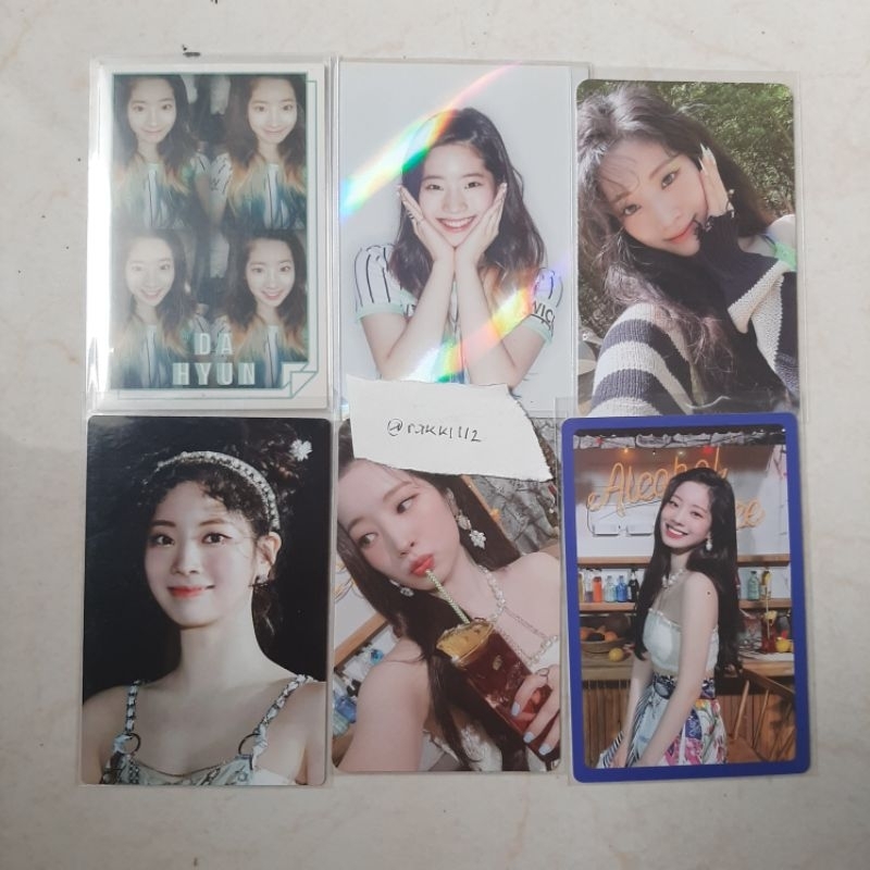 PHOTOCARD TWICE DAHYUN PAGE TWO THAILAND