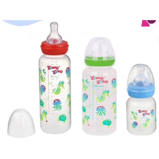 Young Young Feeding Bottle Type 811 90ml 140ml 250ml Botol Susu Bayi