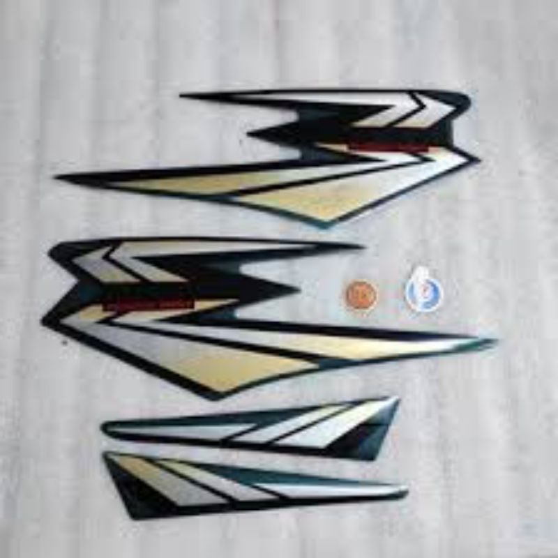 Striping Yamaha RX king 2003 Hijau botol