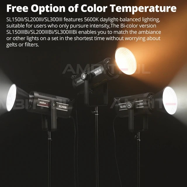 LED Video Light Godox SL200III Bi Color SL200IIIBi