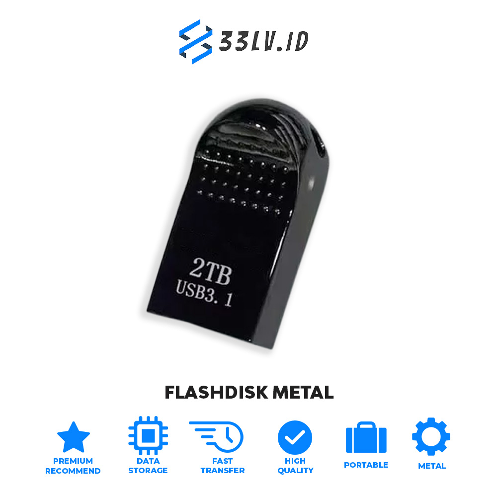 【33LV.ID】Flashdisk USB 2TB 3.1 Metal High Speed Kapasitas 2TB