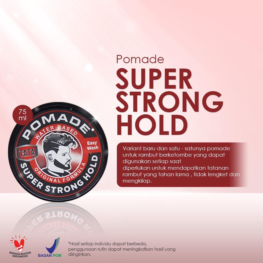 Tata Pomade Super Strong Hold &amp; Pomade For Dandruff Hair 75g