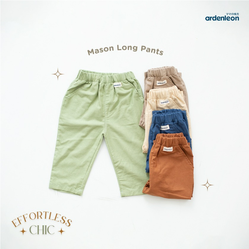 Ardenleon Mason Long Pants 1-7 Tahun Celana Panjang Anak Unisex Chic Series CBKS