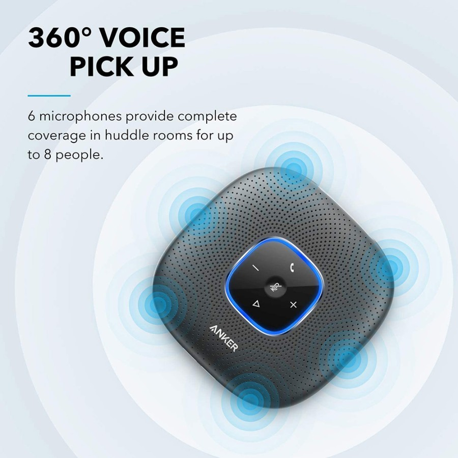 Anker PowerConf+ Plus Bluetooth Speakerphone Wireless - A3306