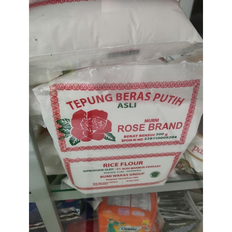 

tepung beras putih rose brand 500 gram