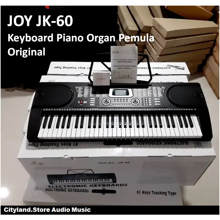 Keyboard Piano Joy JK 60 organ Pemula Original
