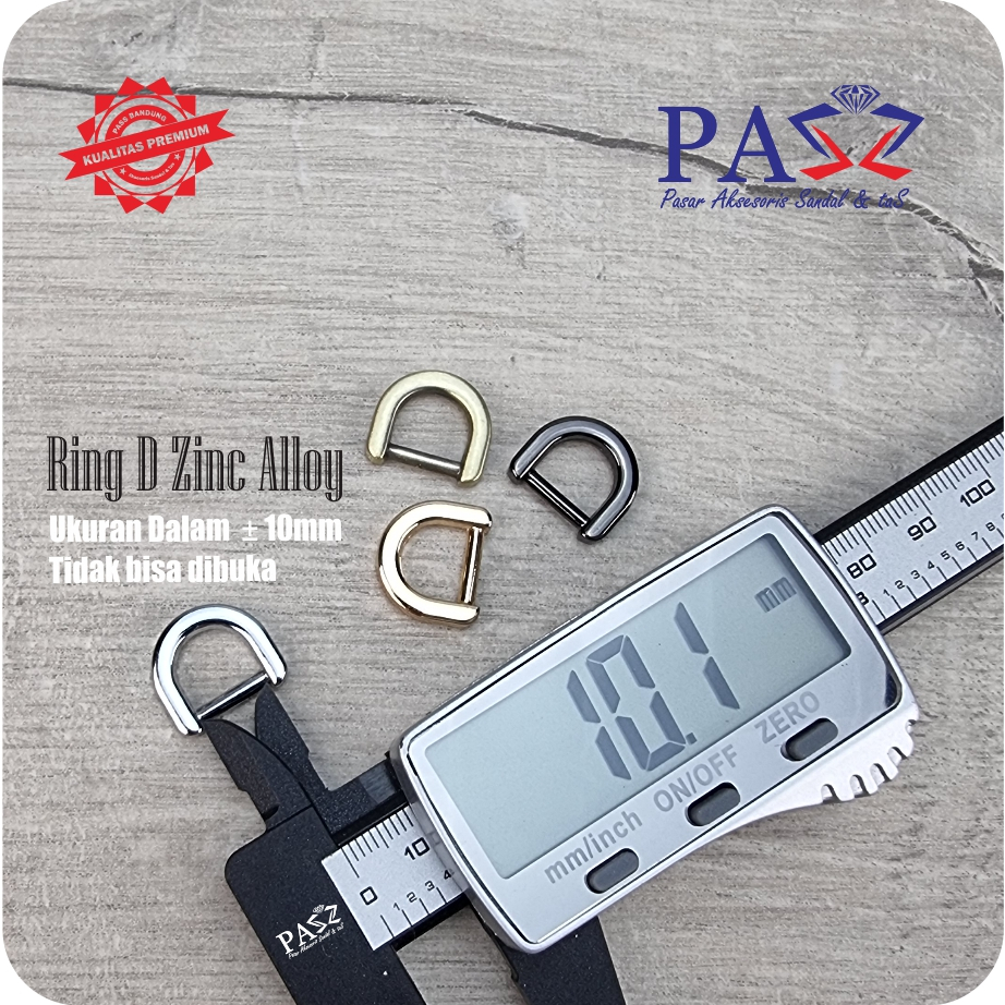 Ring Tas Ring D Zinc Alloy 10mm TE4 (Permium Import)