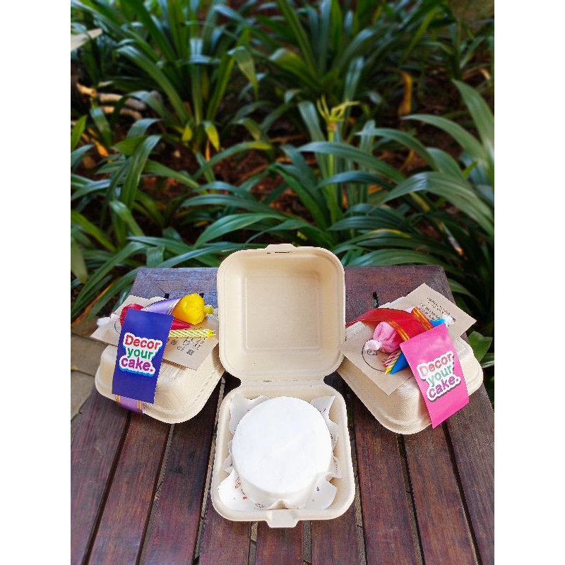 

Desain cake sendiri DIY desain cake sendiri Set korean cake Minicake birthday Hias kue sendiri Hias bento cake Lunch box cake