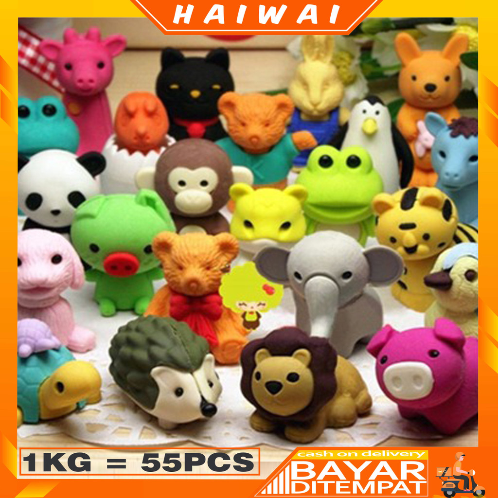 

HaiWai COD Penghapus Motif Binatang Lucu Keren / Eraser Karakter STY34