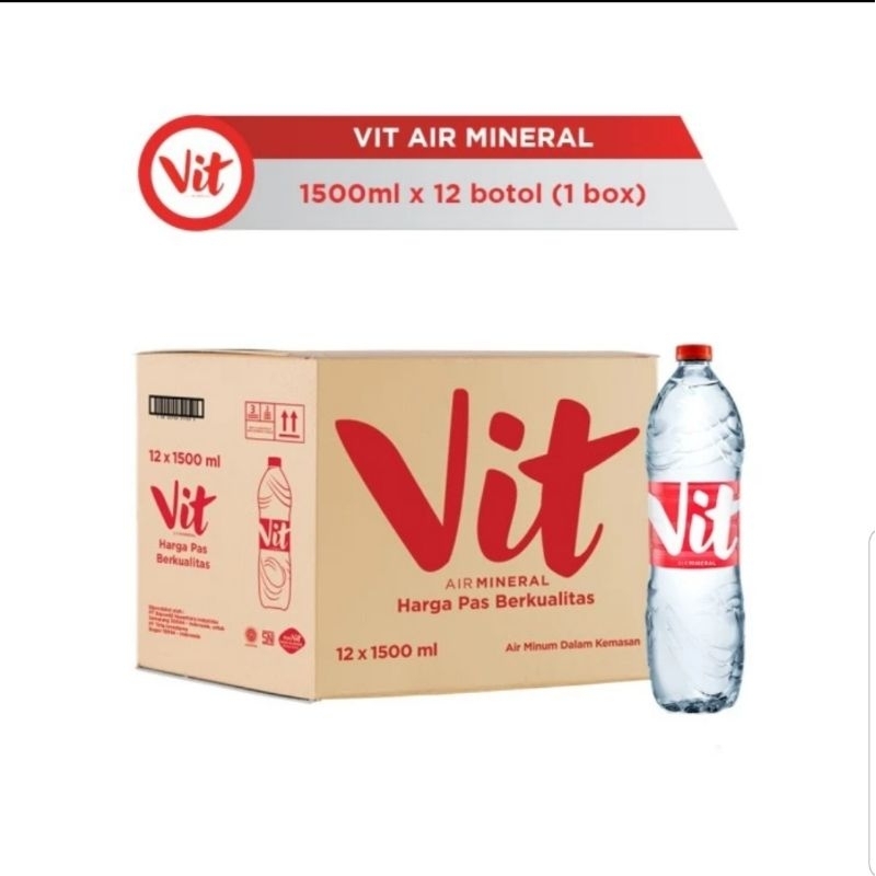 

VIT Air Mineral 1500ml x 24 botol (1 box)