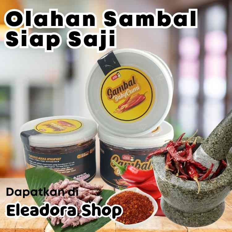 

Sambal Baby Cumi Mama Dildan - Sambel Cumi Asin Khas Banjarmasin