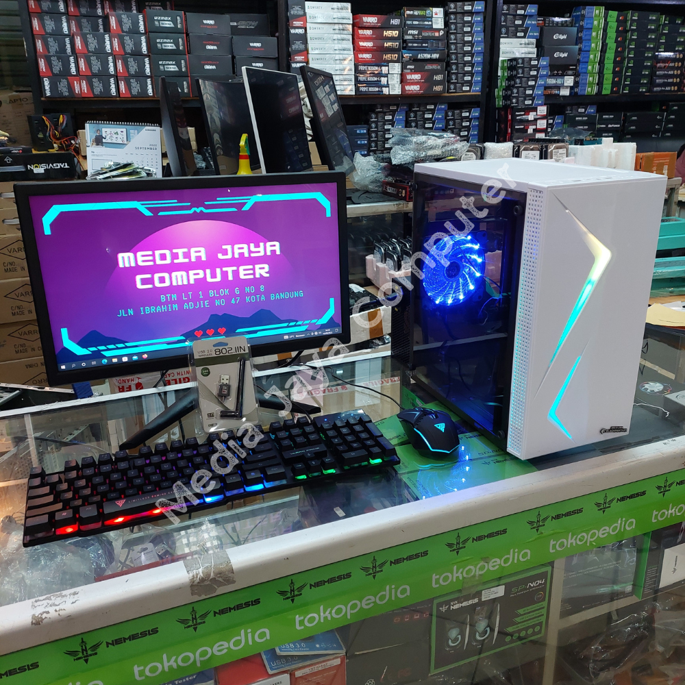 PC Gaming Fullset Core i7 3770 RAM 8GB HDD GTX 750 TI 4GB komputer gaming full set paket lengkap rakitan desktop