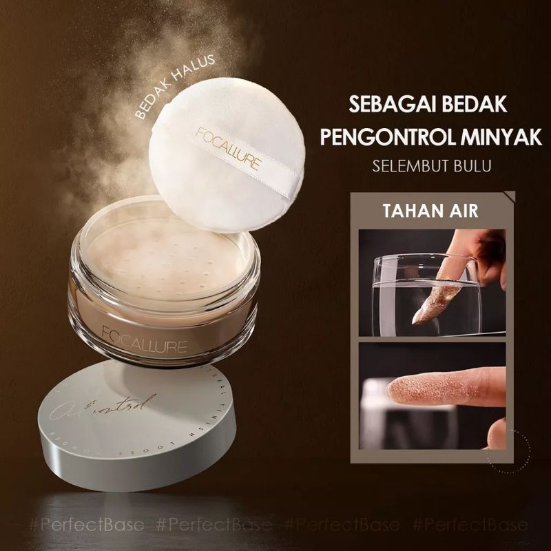 Focallure Perfect Base Oil Control Loose Powder Silky Smooth Setting Powder