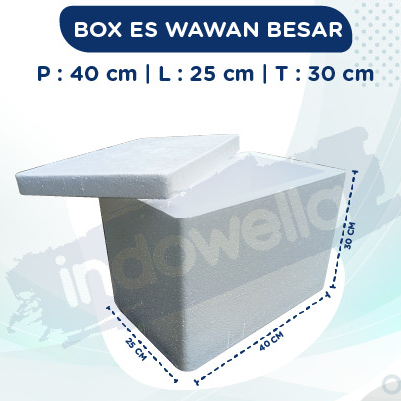 Box Es Wawan Sedang/Besar Box Gabus Styrofoam / Sterofoam