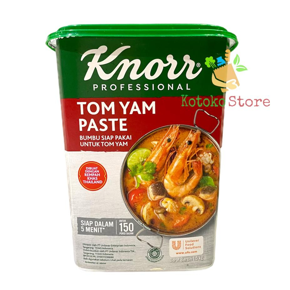 

Bumbu Knorr Tom Yam Paste / Knorr Professional Tom Yam Paste / Bumbu Tom Yam Paste 1.5kg