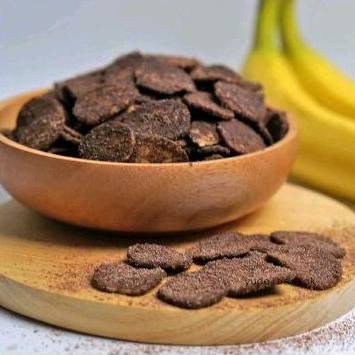 kripik pisang coklat