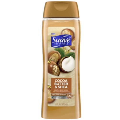 Suave Essentials Cocoa Butter & Shea Body Wash 443 mL Sabun Mandi USA 443mL