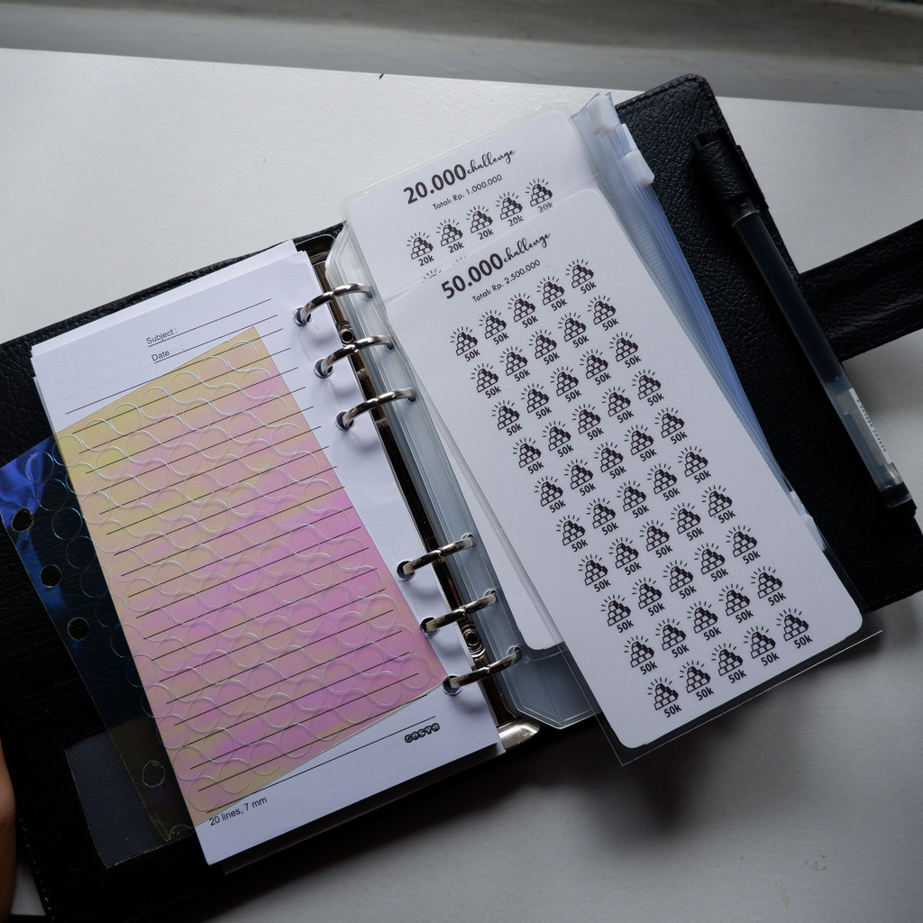 

Tantangan Tabungan Money Save Challenges a6 laminating