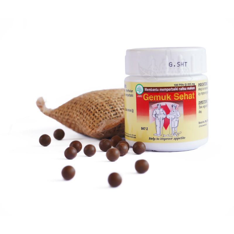 

gemuk sehat borobudur herbal alami membantu menambah nafsu makan BPOM