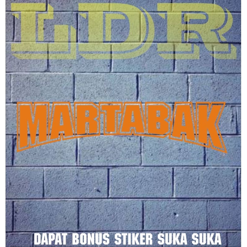 stiker cutting martabak