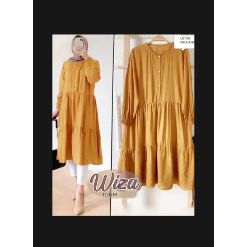 TUNIK WIZA CRINKLE AIRFLOW PREMIUM KEKINIAN